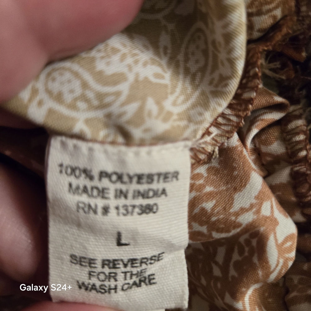 Patchwork Balloon Sleeve Crop Top - image 4